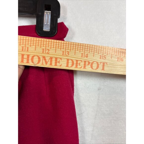 Pendleton Womens Vintage 100% Virgin Wool Skirt Suit Set Red Jacket & Skirt Sz10 - Picture 11 of 14